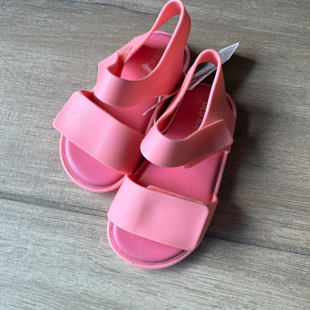 NWT Pink Strappy Sandals - Baby/Toddler Size 6